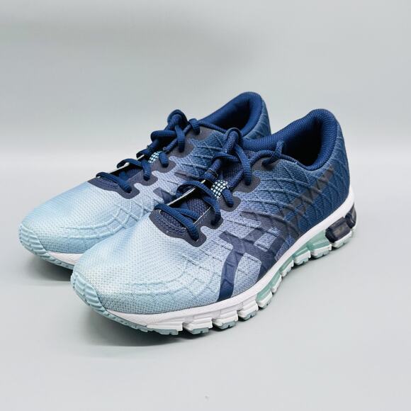 Asics Shoes Womens 7.5 Navy Blue GEL Quantum 180 4 Athletic Running Sneakers - Picture 4 of 13